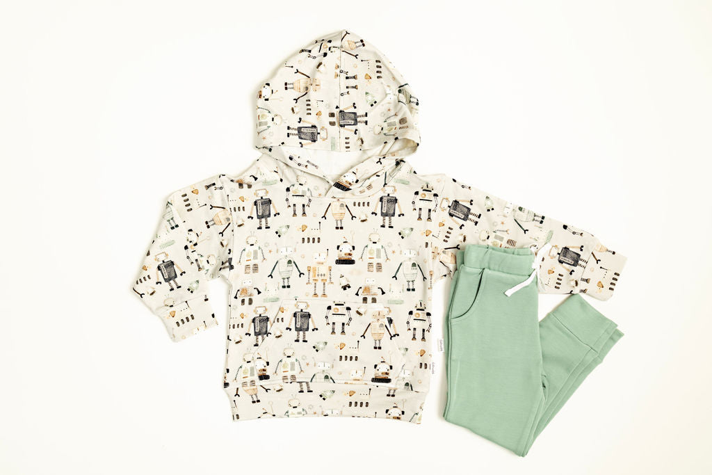 Robots Bamboo Hoodie