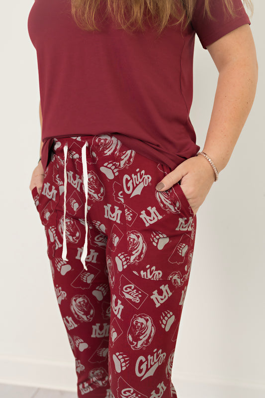 Women’s Griz bamboo PJ Set