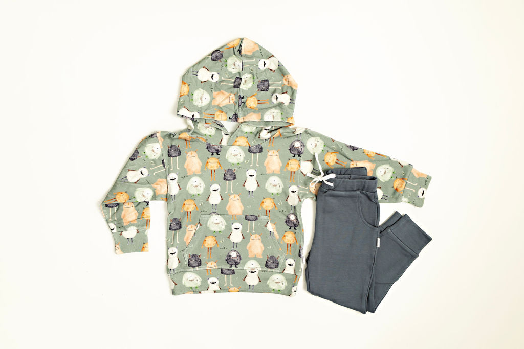 Monsters Bamboo Hoodie