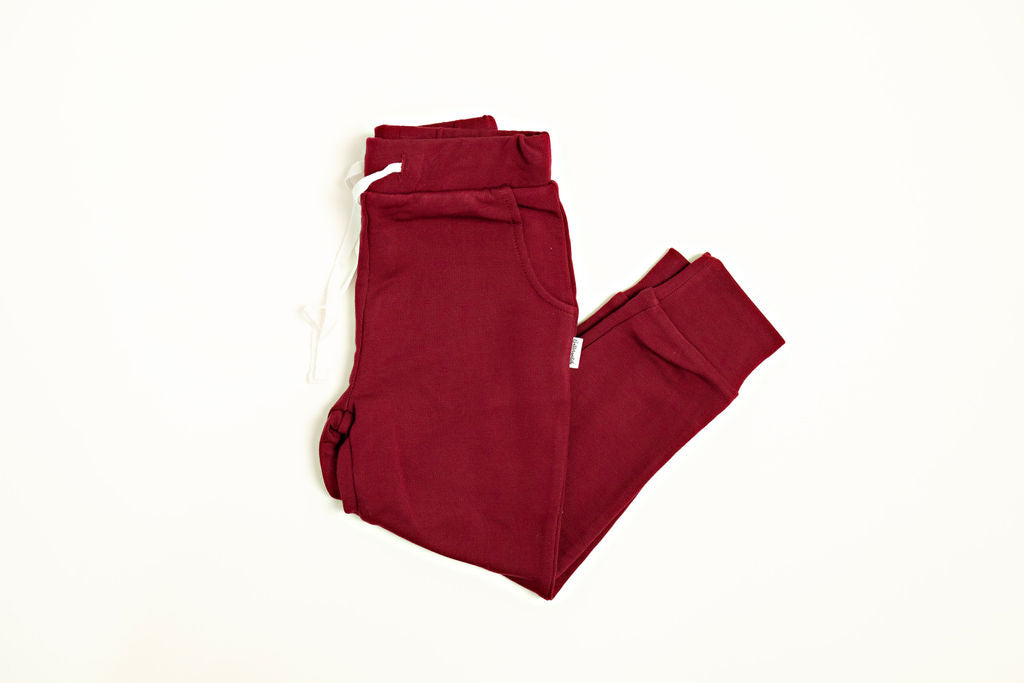 Cranberry Bamboo Jogger Pants
