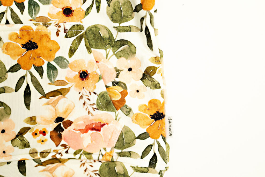 Boho Floral Bamboo Hoodie