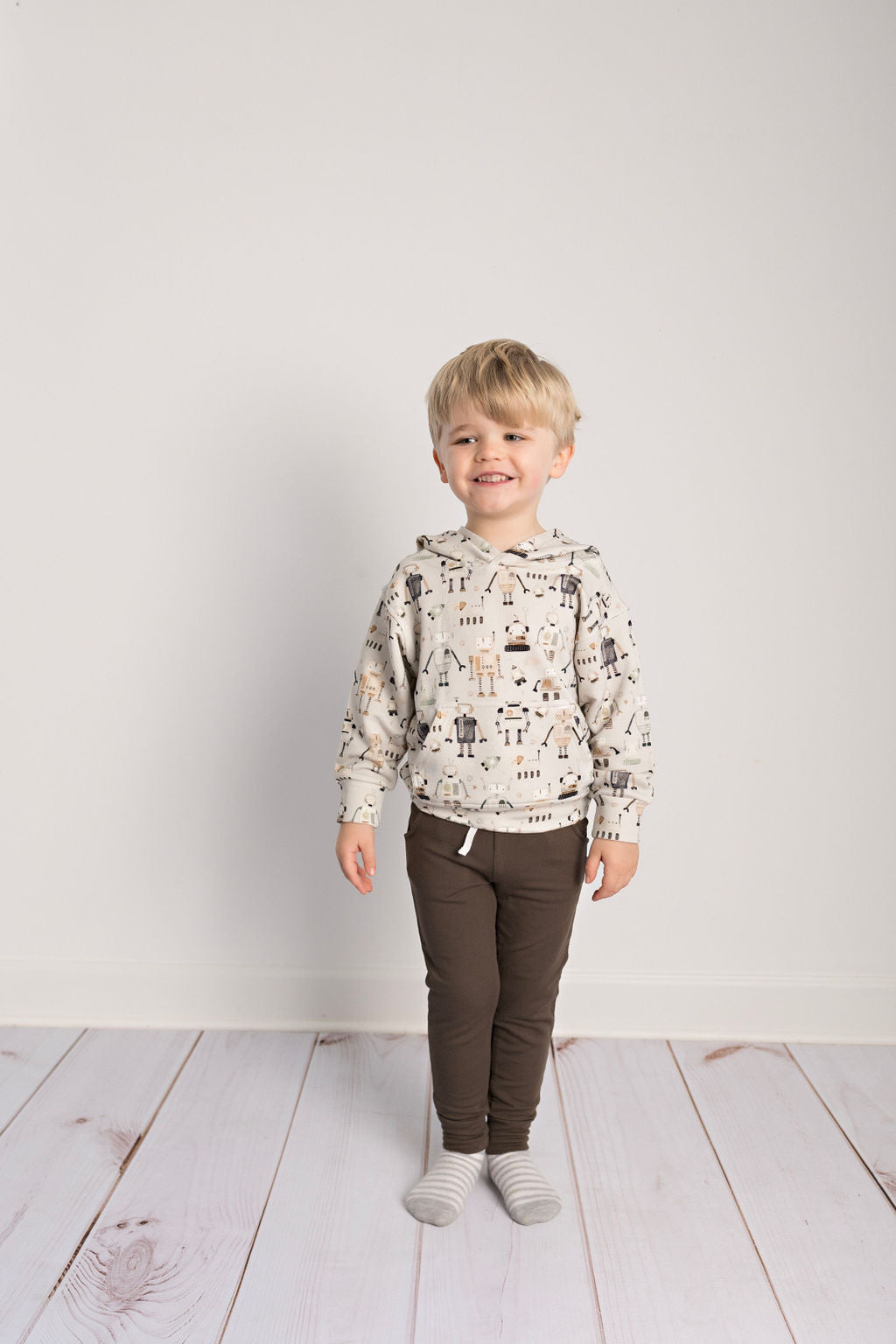 Ash Brown Bamboo Jogger Pants