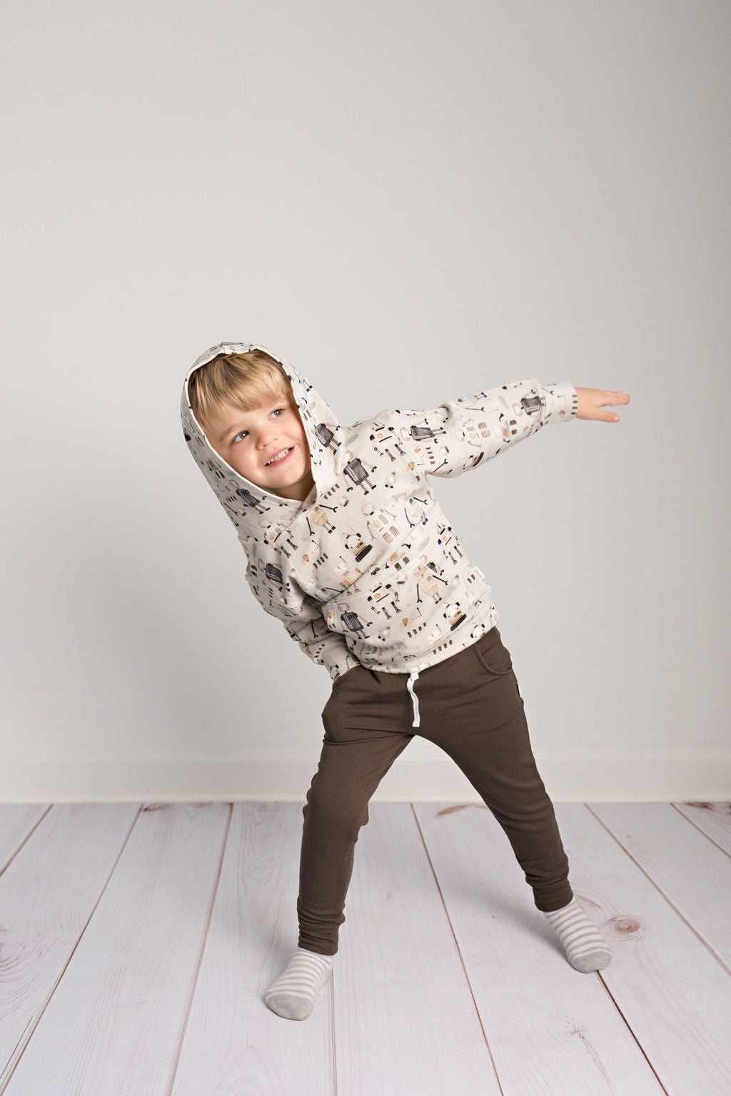 Robots Bamboo Hoodie