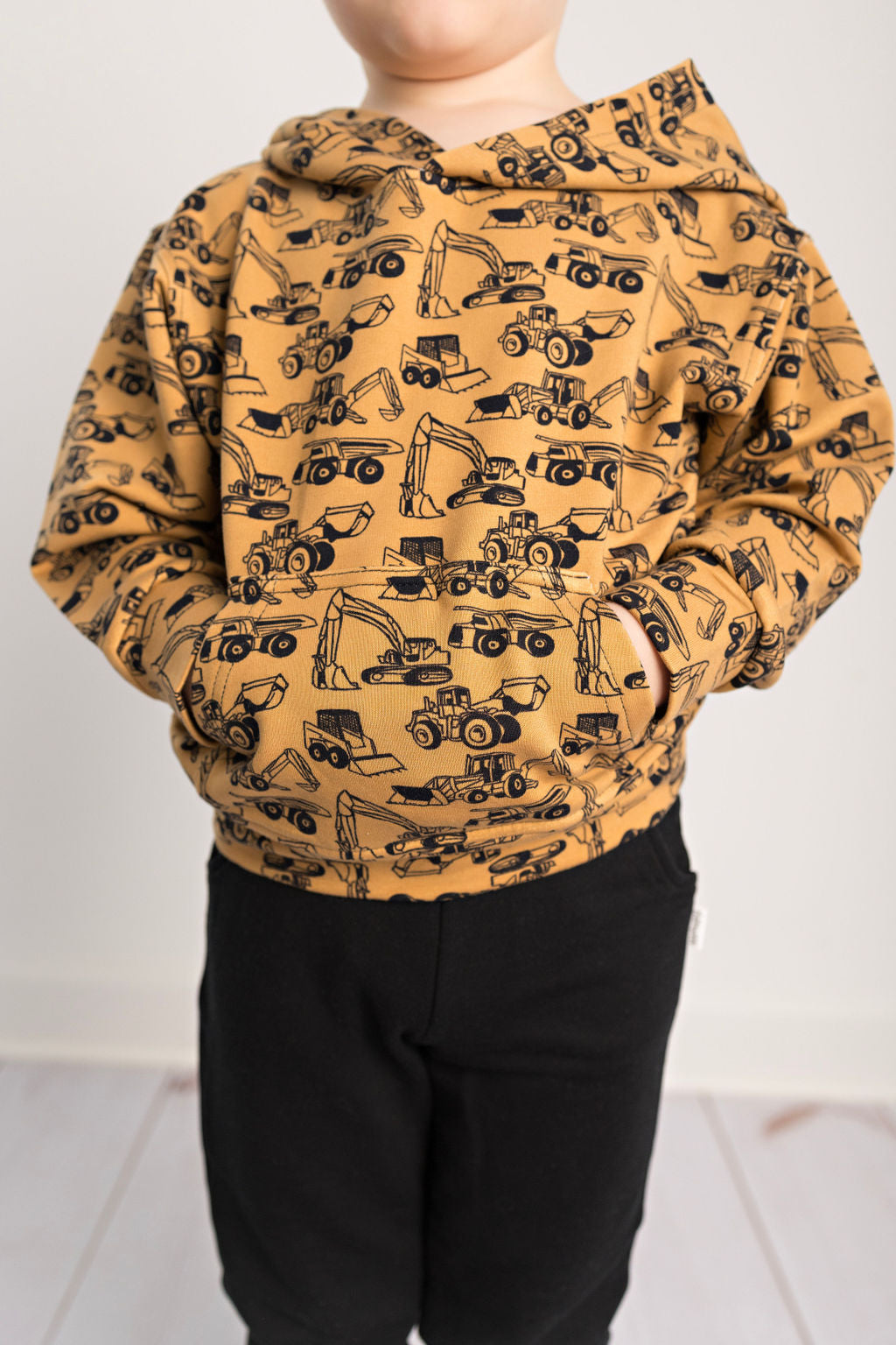Construction Bamboo Hoodie – ButterscotchBabies