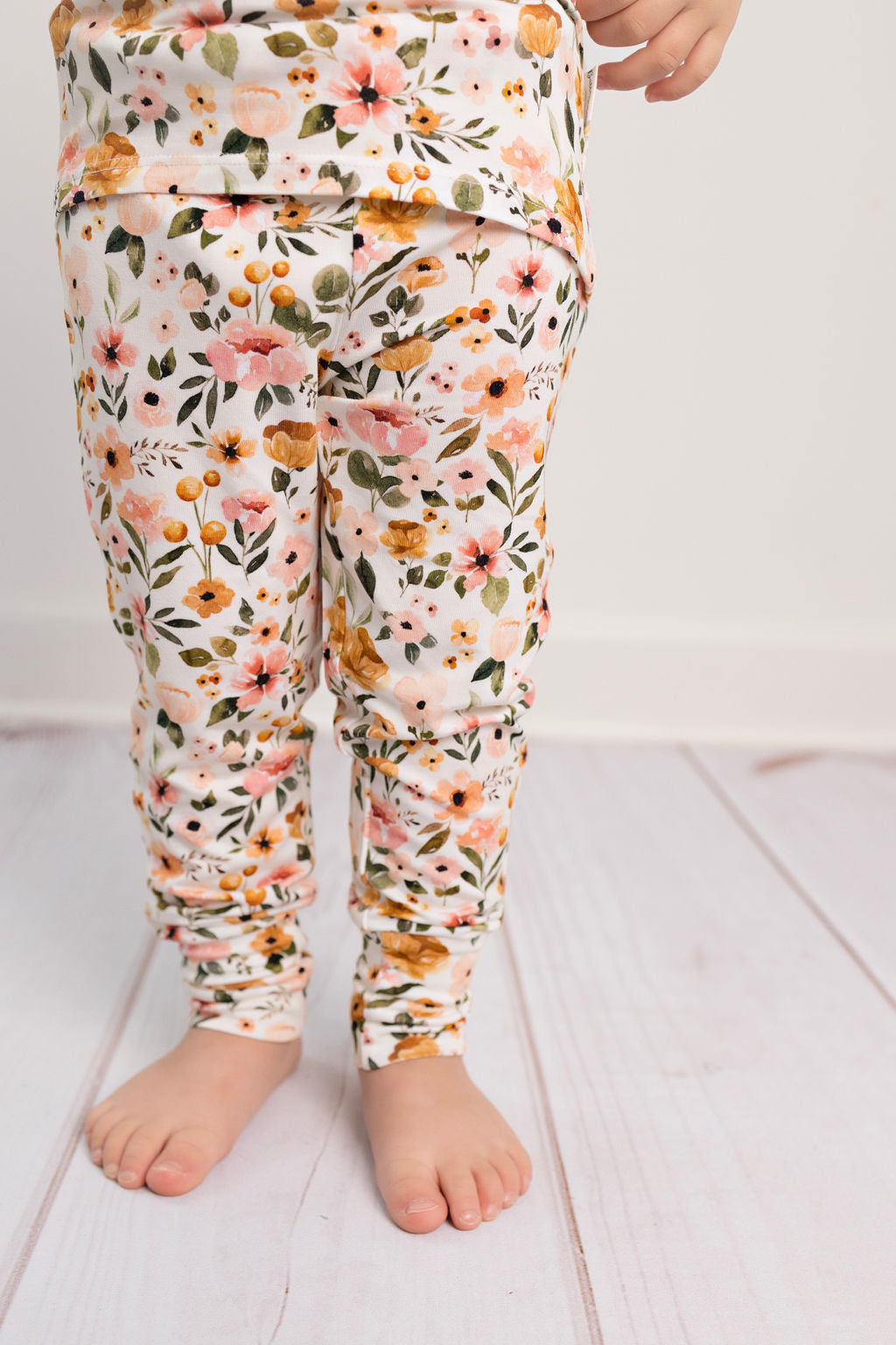Bamboo Toddler Two-Piece Pajama Boho Floral