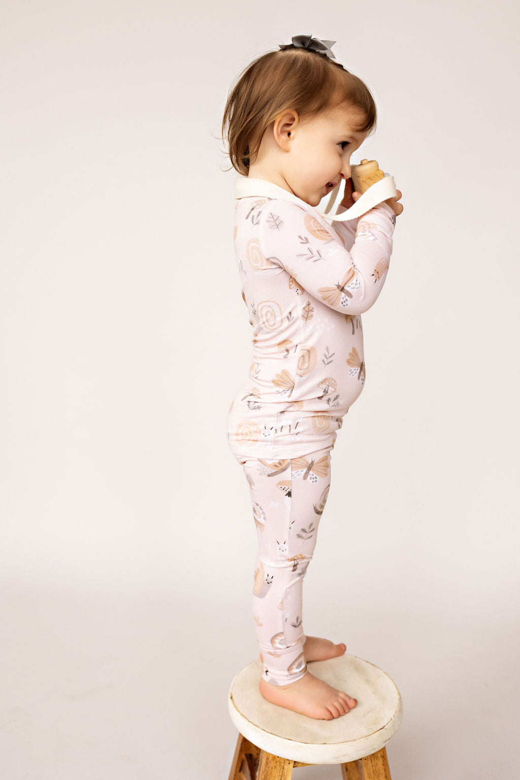 Bamboo Toddler Two-Piece Pajama Snails