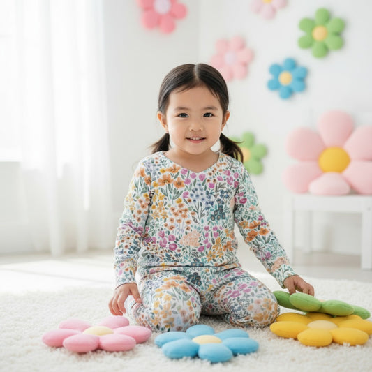 Bamboo Toddler Two-Piece Pajama Fields of Spring
