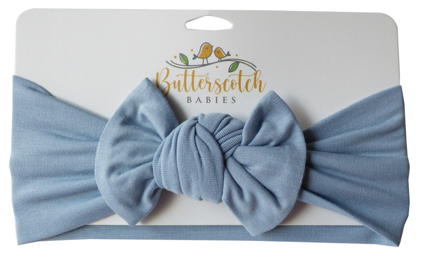 Matching Steele Blue Headband or Knot Beanie
