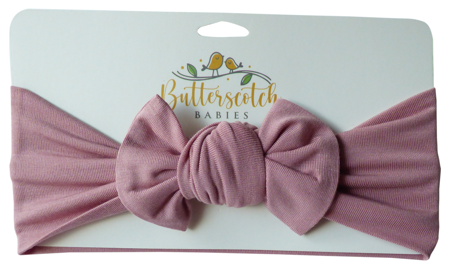 Matching Mauve Headband or Knot Beanie