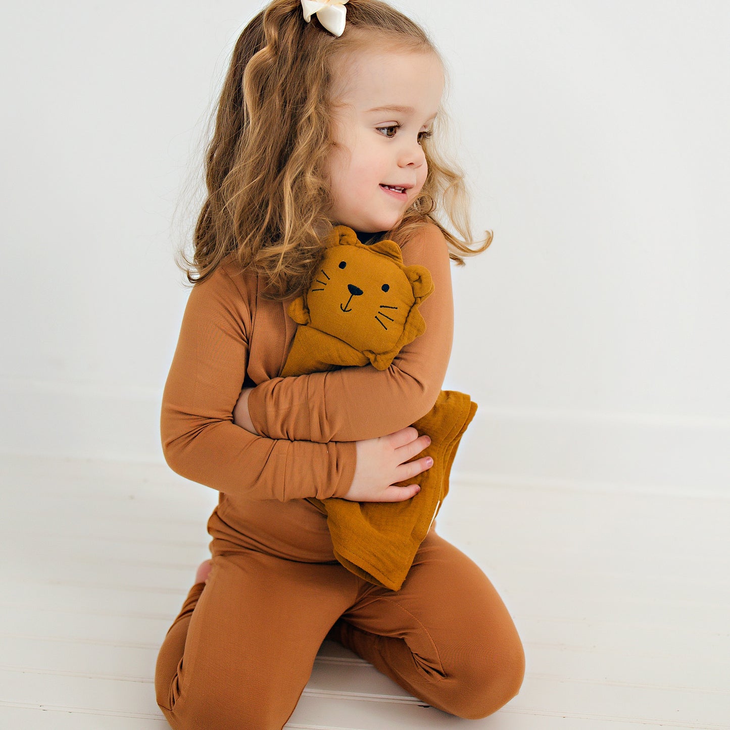 Bamboo Toddler Two-Piece Pajama Camel