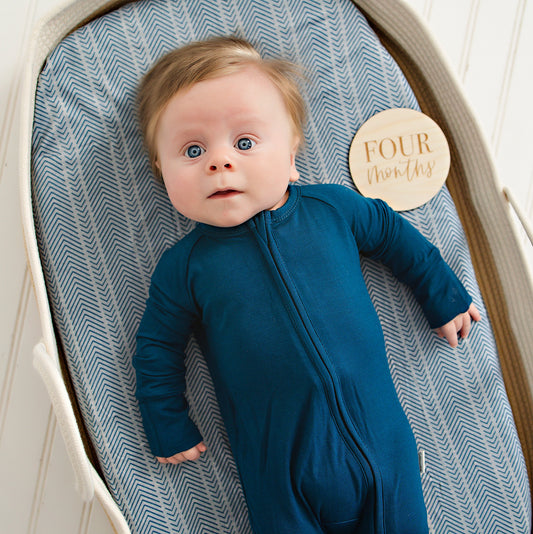 Bamboo Sleeper Peacock Blue