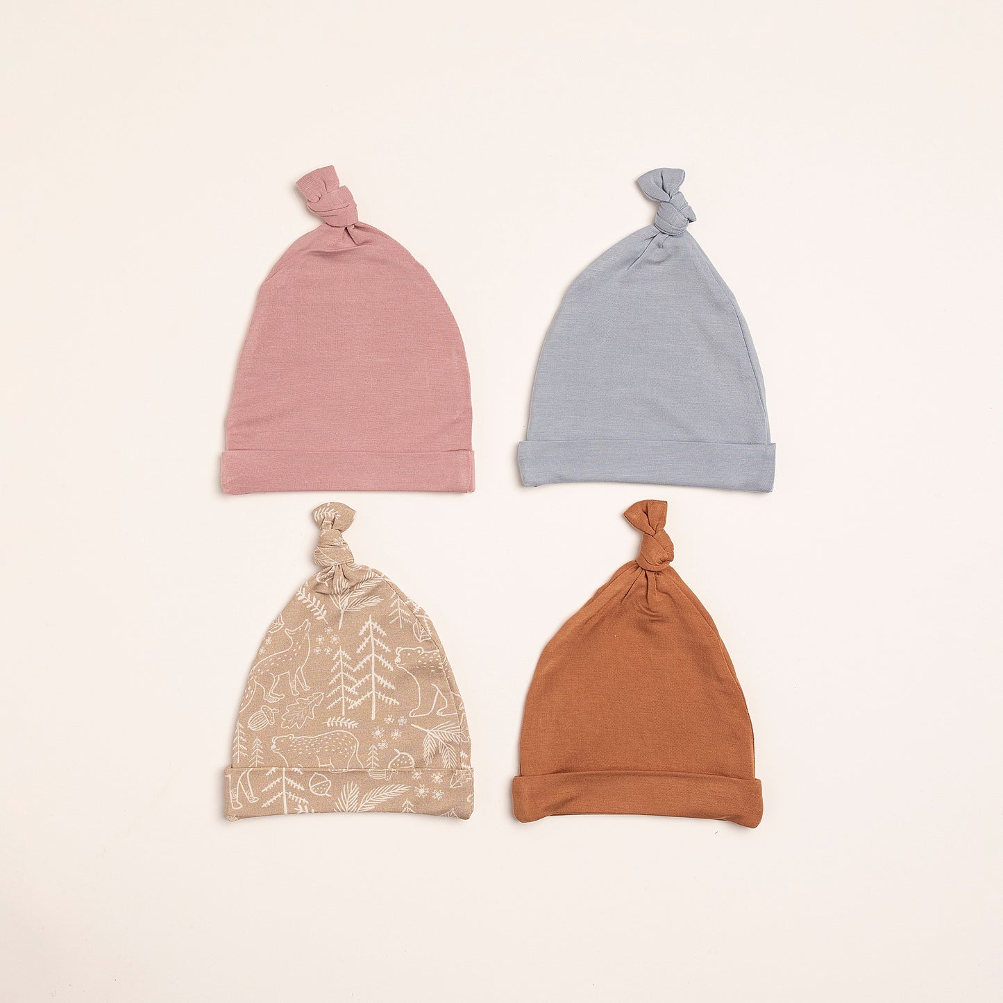 Bamboo Knot Hat Mauve