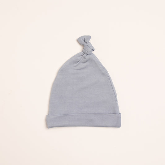 Bamboo Knot Hat Steele Blue