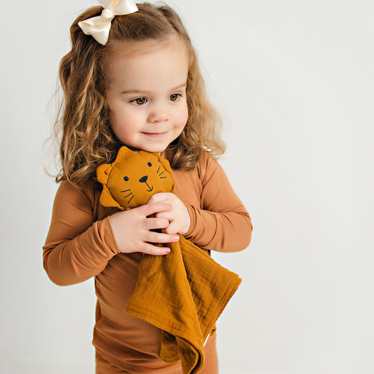 Bamboo Toddler Two-Piece Pajama Camel