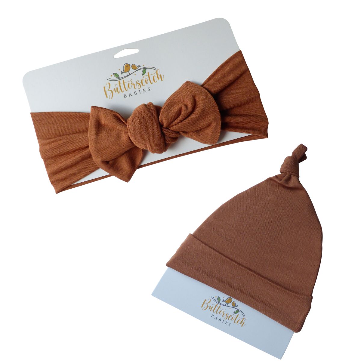 Matching Camel Headband or Knot Beanie