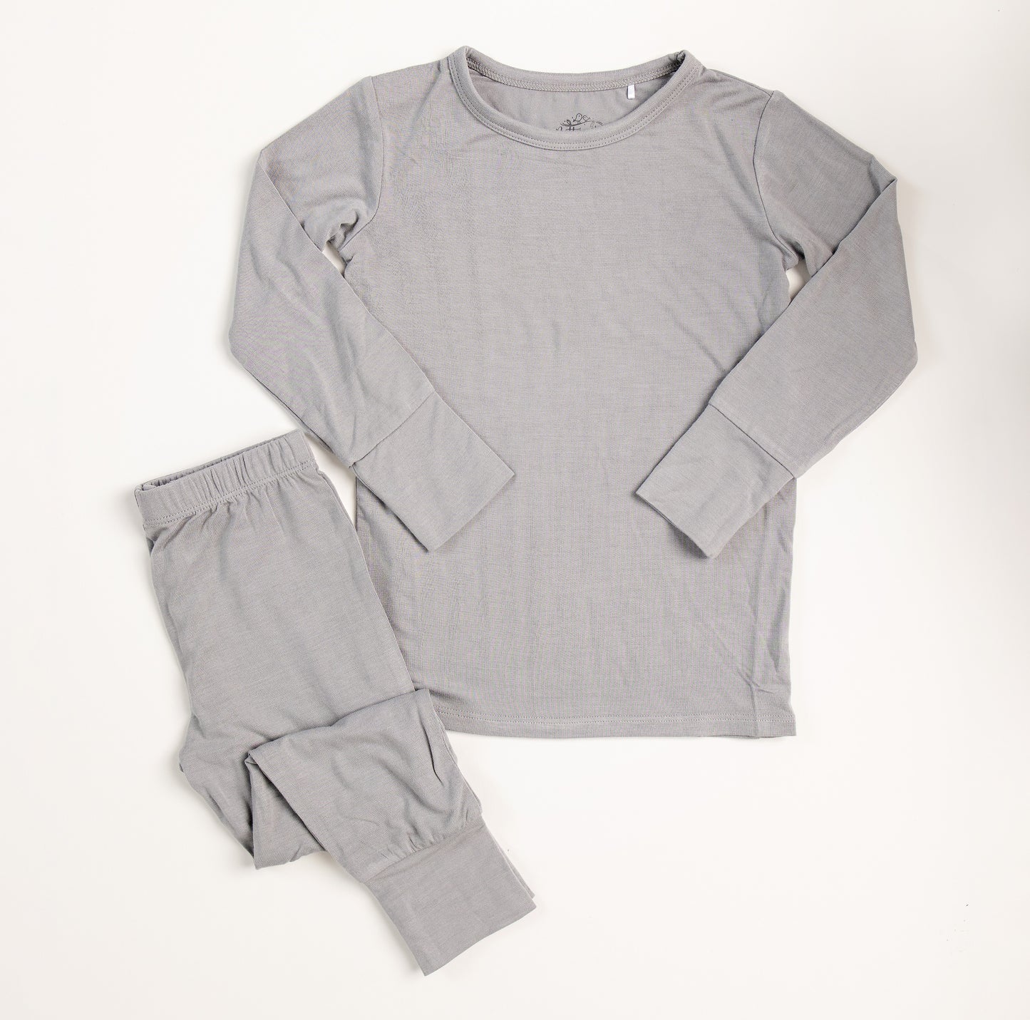 Bamboo Toddler Two-Piece Pajama Grey
